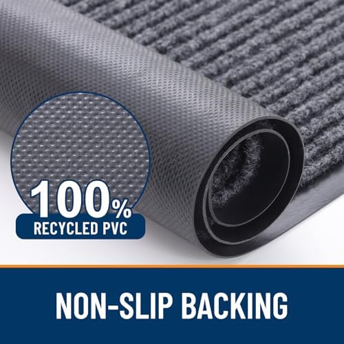 OLANLY 2-Pack Front Door Mats 71x23, Waterproof Heavy-Duty Doormats - Image 3
