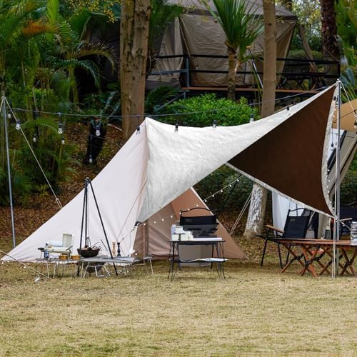 TICONN Heavy Duty Tarp Cover Waterproof, Extra Thick UV Resistant Tarpaulin - Image 6