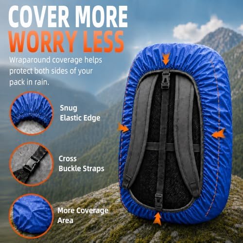 Frelaxy Waterproof Backpack Rain Cover, Pack Covers - Image 4