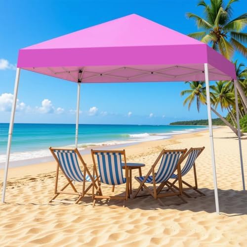 10x10FT Slant Leg Pop Up Canopy Tent, Portable Outdoor Shelter - Image 5