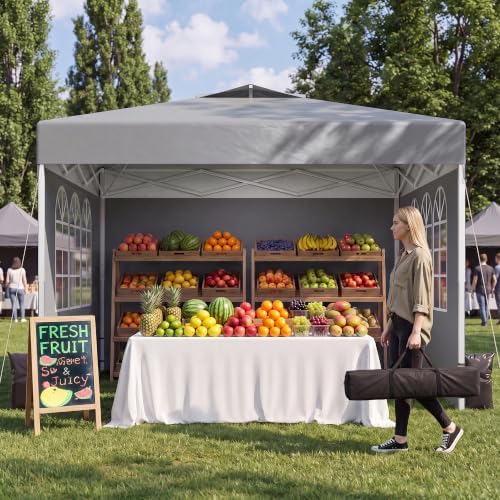10x10 One Push Pop Up Canopy Tent by Unknown