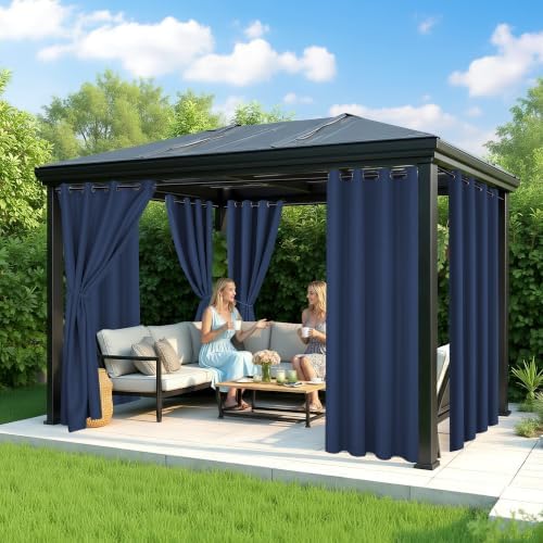 Patio Curtains Outdoor Waterproof, Privacy Drapes - Image 4