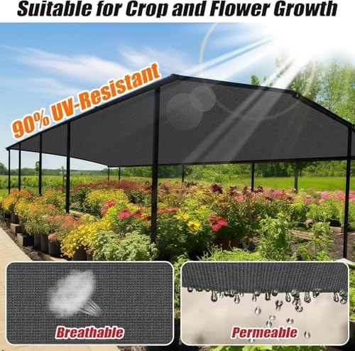 Outdoor 90% Sun Shade Cloth - Image 3