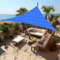 Shade&Beyond 17'X17'X17' Sun Shade Sail Blue Triangle by ShadeBeyond