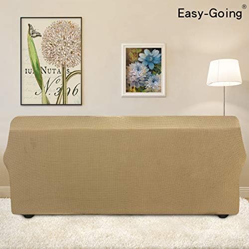 Easy-Going Stretch Oversized Sofa Couch Slipcover Washable Golden - Image 4