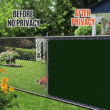 180GSM 6ft x 25ft Fence Privacy Screen Heavy Duty Fence Cover Garden Wall - Image 5
