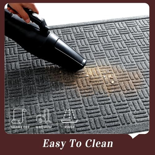 Mibao Front Door Mat Outside Entrance, 29.5" x 17", Heavy Duty Welcome Mat - Image 4