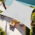 Shade&Beyond 14'X14' Sun Shade Sail Light Grey Rectangle by ShadeBeyond