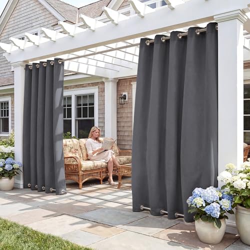 RYB HOME 2 Panels Outdoor Curtains by RYBHOME