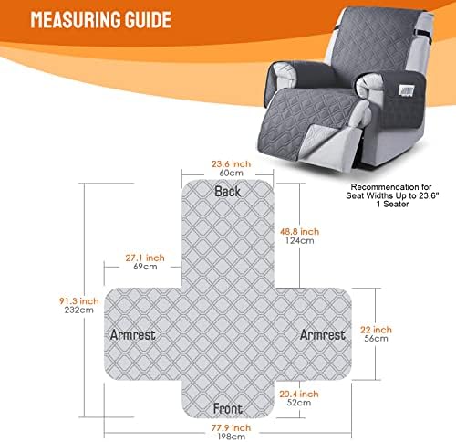 VANSOFY 100% Waterproof Recliner Chair Covers, Recliner Cover Non-Slip Dog - Image 4