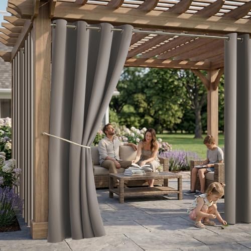 DIVA EN CAMINO DEC Outdoor Patio Curtain Waterproof Darkening Thermal Insulated - Image 2