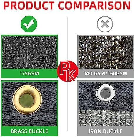 KANAGAWA 6ft x23ft Balcony Privacy Screen Fence, 90% Blockage Heavy Duty 175 - Image 3