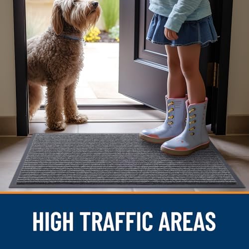 OLANLY 2-Pack Front Door Mats 71x23, Waterproof Heavy-Duty Doormats - Image 7