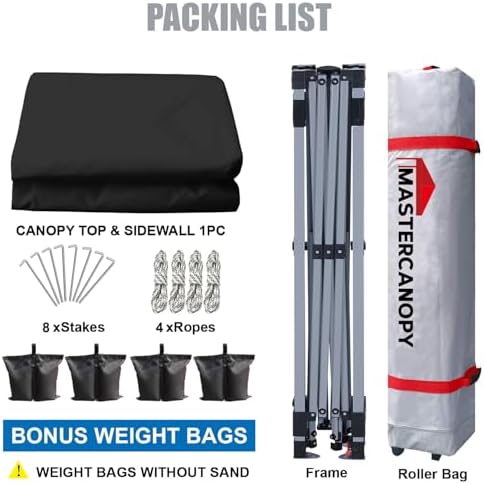 MASTERCANOPY 8x8 Durable Pop Up Canopy Tent - Image 6