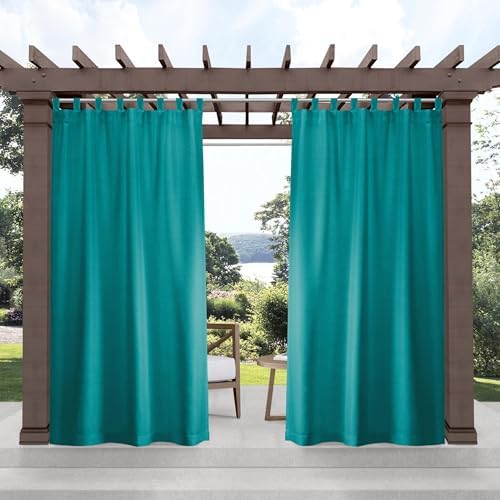Exclusive Home Cabana Solid Indoor/Outdoor Light Filtering Hook-and-Loop Tab by TOWNCOUNTRYLUXE