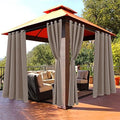 BONZER Waterproof Outdoor Blackout Curtains by Bonzer