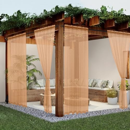 youleyar Sheer Outdoor Curtains by Youleyar