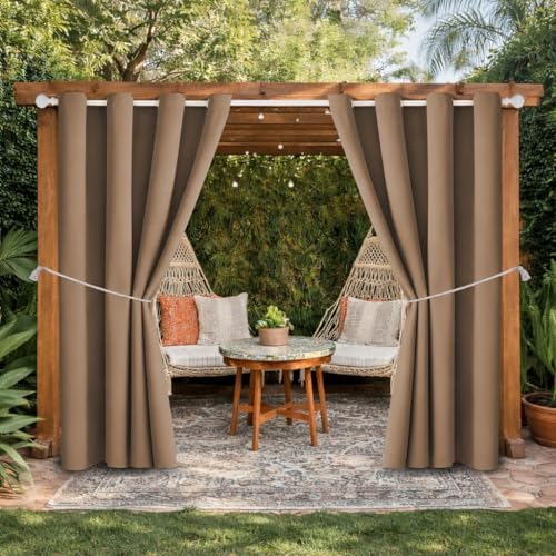 DIVA EN CAMINO DEC Outdoor Patio Curtain Waterproof Darkening Thermal Insulated by DivaenCamino