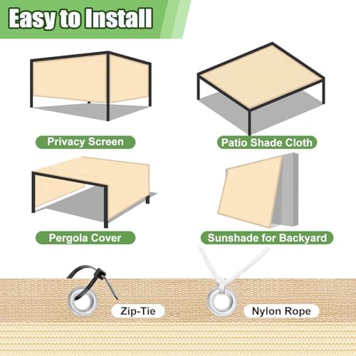 Outdoor 90% Sun Shade Cloth - Image 6
