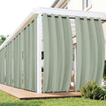 Outdoor Curtains for Patio Waterproof 6 Panels, Porch Sun Shade by RichSets