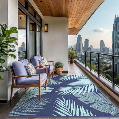 GENIMO Outdoor Rug, Waterproof Plastic Rugs - Image 4