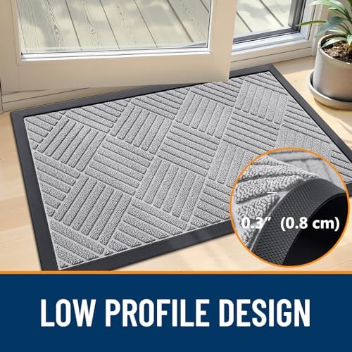 OLANLY Front Door Mat Outside Entrance 47x23, Waterproof Heavy-Duty Doormat - Image 5