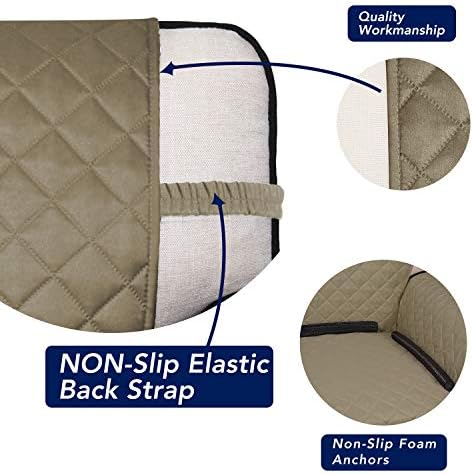 PureFit Reversible Quilted Sofa Cover, Water Resistant Slipcover Furniture - Image 3