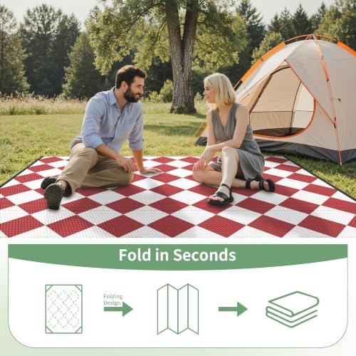 GENIMO Outdoor Rug, Waterproof Plastic Rugs - Image 6