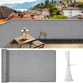 iCover 3.3x19.5ft Balcony Privacy Screen Fence, UV-Resistant Railing Fencing by iCOVER