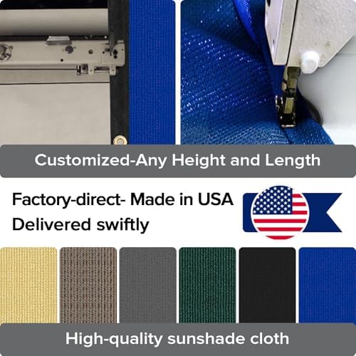 6ftx50ft Fence Privacy Screen Heavy Duty 170 GSM Windscreen & Dustproof Fabric - Image 2