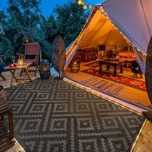 GENIMO Outdoor Rug, Waterproof Plastic Rugs - Image 4