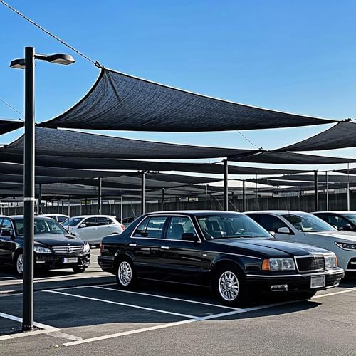 winemana 50% Black Shade Cloth, 3.3 x 10 FT Garden Mesh Tarp - Image 6