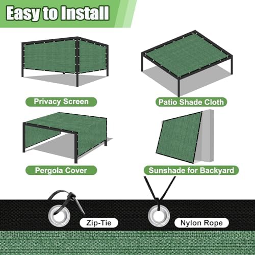 Outdoor 90% Sun Shade Cloth - Image 6