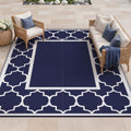 GENIMO Outdoor Rug, Waterproof Plastic Rugs by GENIMO