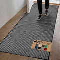 GORILLA GRIP Traffic Guard Indoor Outdoor Heavy Duty Door Mat 70x24 Lt Gray by Unknown