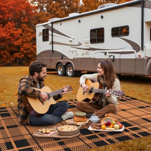GENIMO Fall Decor Outdoor Rug, Plastic Rugs - Image 4