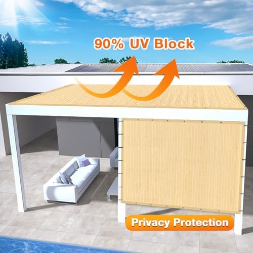 Artpuch Outdoor Pergola Shade Cover 5' X 7' Sun Shade Cloth - Image 3