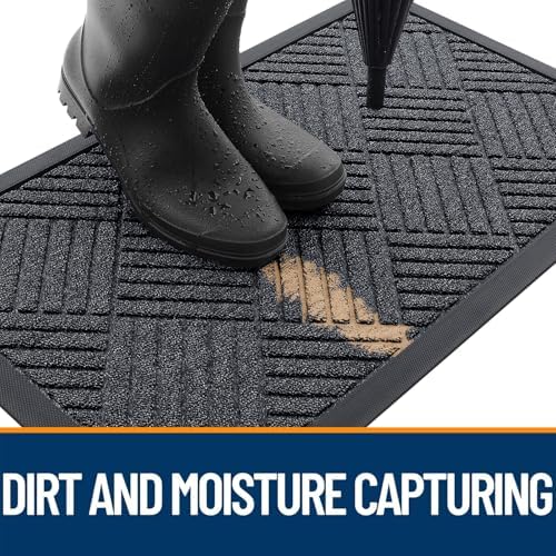 OLANLY Front Door Mat Outside Entrance 47x23, Waterproof Heavy-Duty Doormat - Image 3