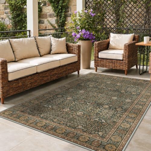 GENIMO 6x9 Outdoor Rug, Washable - Image 6