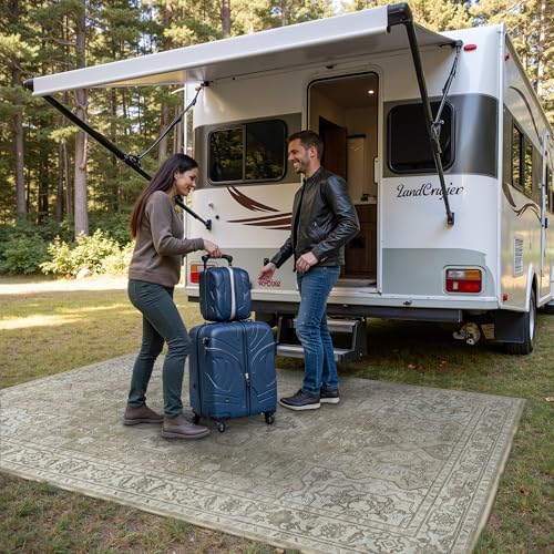 GENIMO 4x6 Outdoor Rug, Washable - Image 4