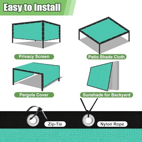 Outdoor 90% Sun Shade Cloth - Image 6