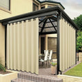 BONZER Extra Wide Waterproof Outdoor Curtains by Bonzer