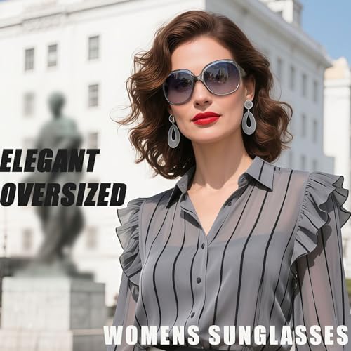 Joopin Oversized Sunglasses Womens Trendy Polarized Large Driving Sun Glasses - Image 3