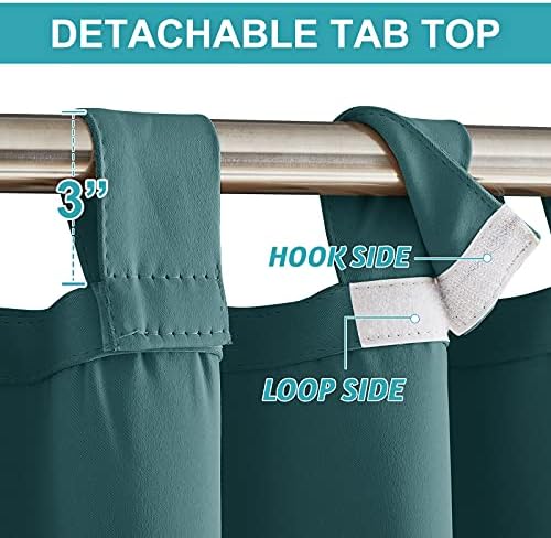 RYB HOME Gazebo Curtains Outdoor Waterproof - Image 2