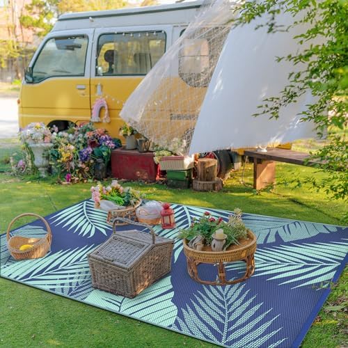 GENIMO Outdoor Rug, Waterproof Plastic Rugs - Image 3