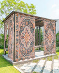 Rustic Boho Outdoor Curtains for Patio Waterproof, Grommet Privacy Curtain by Unknown