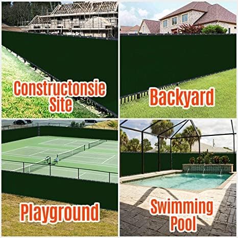 180GSM 5ft x 25ft Fence Privacy Screen Heavy Duty Fence Cover Garden Wall - Image 7