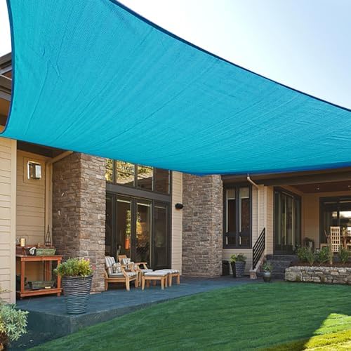 LOVE STORY 8' x 10' Rectangle Sun Shade Sail by LOVESTORY
