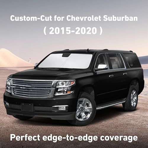 EcoNour Windshield Sunshade for Chevrelot/GMC for 2015-2018 2019 2020 - Image 2