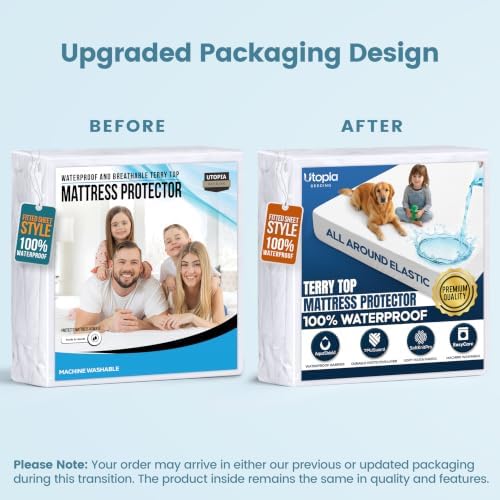 Waterproof Queen Size Mattress Protector fits Upto 17" Deep Pocket - Image 5